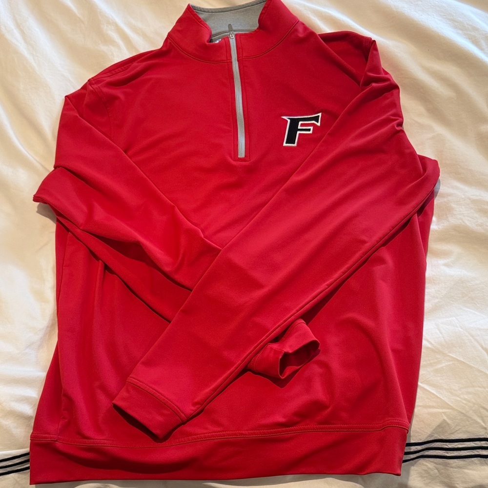 Peter Millar Gray and Red Apparel